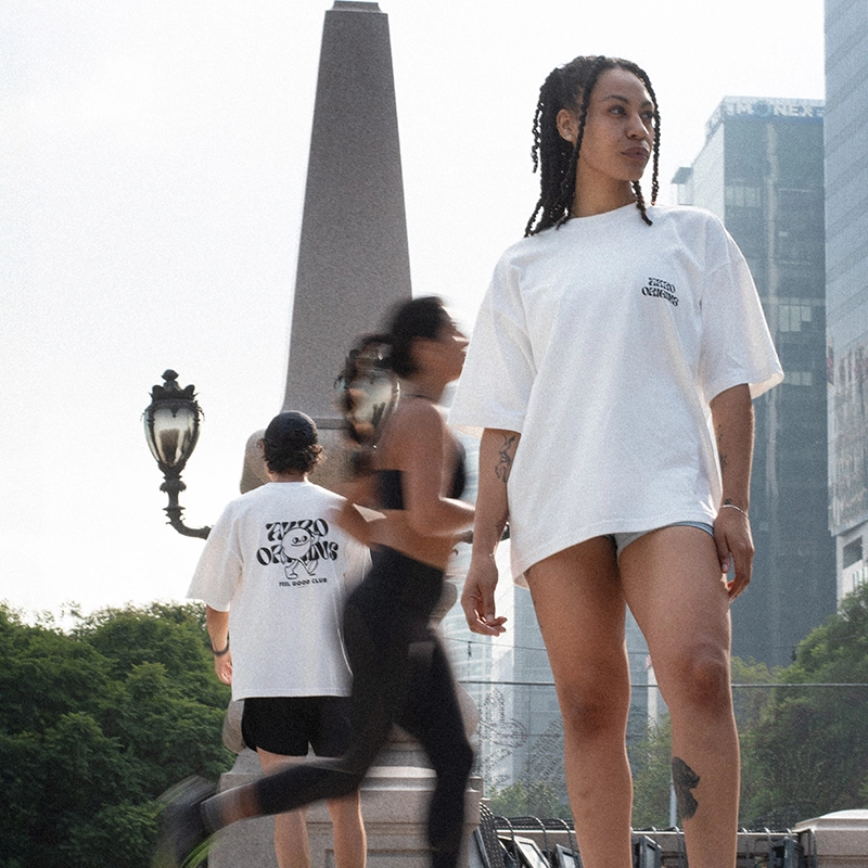 4 Playera Akro Origins oversize