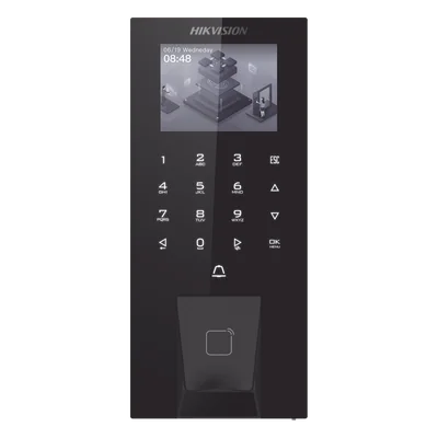 Terminal de Control de Acceso Biométrico / Huella + Tarjeta M1 + PIN + Bluetooth / 5,000 Huellas / 150,000 Eventos / Pantalla LCD Táctil 2.4 / IP65 / PoE / Wi-Fi / Bluetooth — vista 3