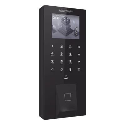 Terminal de Control de Acceso Biométrico / Huella + Tarjeta M1 + PIN + Bluetooth / 5,000 Huellas / 150,000 Eventos / Pantalla LCD Táctil 2.4 / IP65 / PoE / Wi-Fi / Bluetooth — vista 2