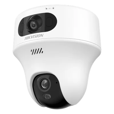 Cámara Turret IP / 6 Megapixel / Doble Lente 2.8 mm y 4 mm / Dual Light 10 m (32.8 ft) / Wi-Fi 6 / Audio Bidireccional / Interior — vista 1