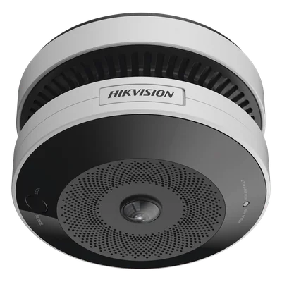 Cámara Fisheye IP / 4 Megapixel / Detector de Humo y Temperatura / IR 15 m (49.2 ft) / WDR 120 dB / Alarma 85 dB / PoE / MicroSD 128 GB — vista 1