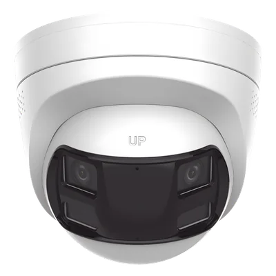 Cámara Turret IP / 6 Megapixel / Panorámica 180° / Dual Light 30 m (98.4 ft) / PoE / Audio Bidireccional / IP67 — vista 3