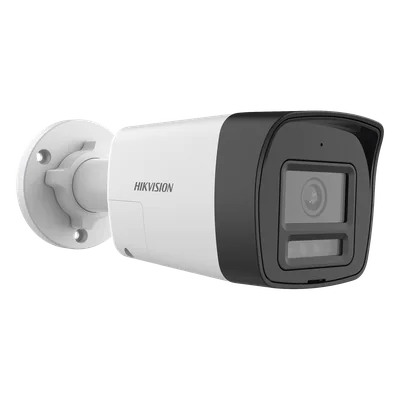 Cámara Bala TURBOHD / 4K 8 Megapixel / Lente 2.8 mm / Ángulo 113° / Dual Light IR 30 m (98.4 ft) + Luz Blanca 20 m (65.6 ft) / Audio Bidireccional / Sirena y Estrobo LED / IP67 / Metal — vista 3