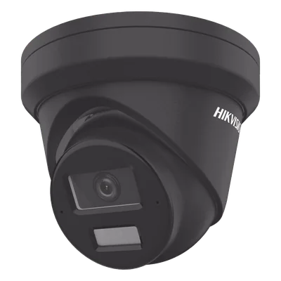 Cámara Turret IP / 4 Megapixel / Dual Light 30 m (98.4 ft) / WDR 120 dB / AcuSense / IP67 / PoE / MicroSD 512 GB