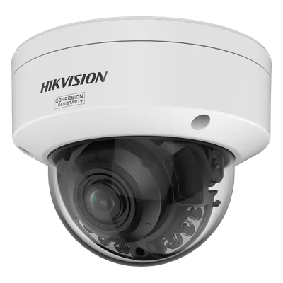 Domo IP / 4 Megapixel / Lente Mot. 2.8 a 12 mm / 131 ft IR + Luz Blanca / IP67 / WDR 130 dB / AcuSense 3.0 / NEMA 4X / AcuSeek
