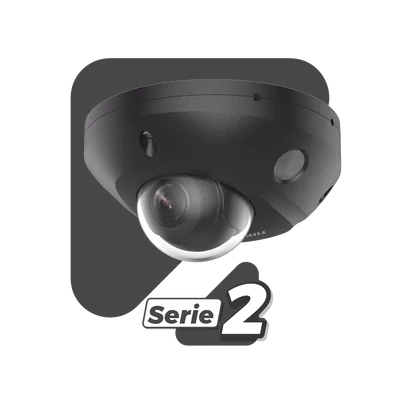 Mini Domo IP / 4 Megapixel / Dual Light 30 m (98.4 ft) / WDR 120 dB / IP67 / IK08 / PoE / AcuSense / Audio Bidireccional — vista 2
