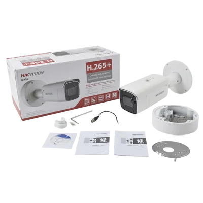 Bala IP 4 Megapixel / 50 mts IR EXIR / Exterior IP67 / IK10 / WDR 120 dB / PoE + / Audio y Alarmas / Lente Mot. 2.8 a 12 mm / Videoanaliticos Integrados — vista 4
