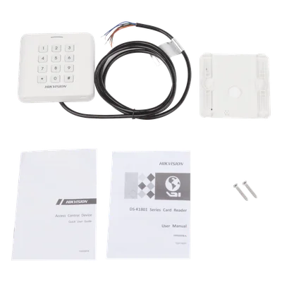 Lector de Control de Acceso / Proximidad EM 125 kHz / Teclado PIN / Wiegand W26/W34 / IP65 / Compacto 87 mm (3.43 in) — vista 2