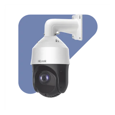 Domo PTZ IP / 2 MP / 25X Zoom Óptico / 100 mts IR (328 pies) / IP66 / PoE+ / WDR 120 dB / Defog / EIS / HLC / 3D-DNR — vista 3