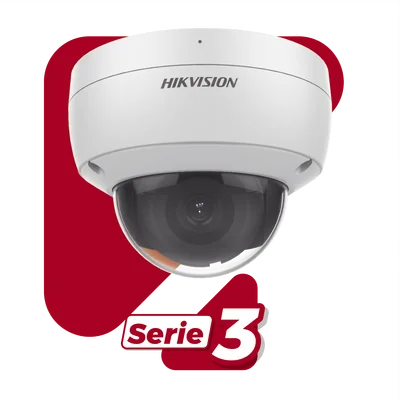 Domo IP 5 Megapixel / Lente 2.8 mm / 40 mts IR / IP67 / IK10 / Microfono Integrado / Entrada/Salida Alarma / Captura Facial / ONVIF / AcuSense / Micro SD / DarkFighter — vista 2