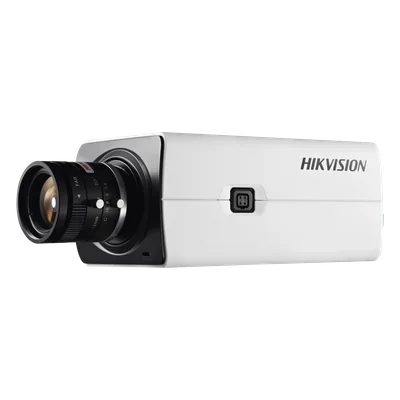 Cámara Box IP / 2 MP / Ultra Baja Iluminación 0.005 lux / WDR 120 dB / PoE 802.3af / 12 Vcc / Micro SD 128 GB