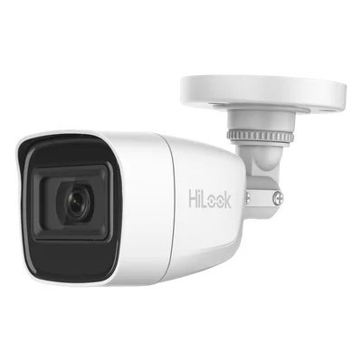 Cámara Bala TURBOHD / 2 Megapixel 1080p / Gran Angular 106.4° / IR EXIR 30 m (98.4 ft) / Audio por Coaxitron / IP66 / 4 Tecnologías