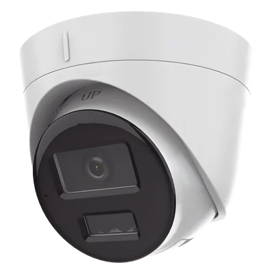 Cámara Turret IP / 4 Megapixel / Dual Light 30 m (98.4 ft) / Lente 2.8 mm / 98° FOV / AcuSense Lite / IP67 / PoE