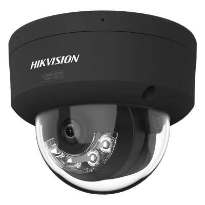 Domo IP / 4 Megapixel / Lente 2.8 mm / 98.4 ft IR + Luz Blanca / 2 Micrófonos / IP67 / WDR 130 dB / AcuSense 3.0 / Metal / NEMA 4X / AcuSeek