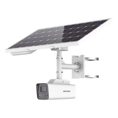 Cámara Bala IP / 4 Megapixel / ColorVu 0.0005 Lux / Luz Blanca 30 m (98.4 ft) / 4G LTE / Panel Solar con Batería 23.2Ah / IP67