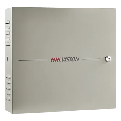 Controlador de Acceso / 4 Puertas / 8 Lectores Huella y Tarjeta / 100,000 Tarjetas / 300,000 Eventos / TCP-IP / Integración Video / Gabinete con Fuente 12V DC 8A