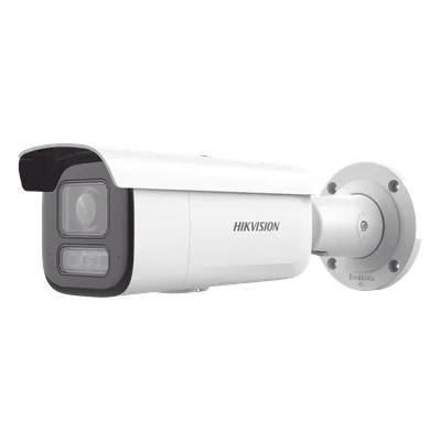 Cámara Bala IP / 8 Megapixel (4K) / Lente Motorizado 2.8-12 mm / Dual Light 60 m (196.9 ft) / AcuSense / WDR 120 dB / PoE 802.3at / IP67 / IK10
