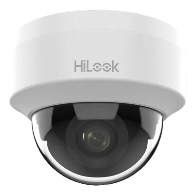 Domo IP / 2 MP 1080p / Lente 2.8 mm 101° / IR 20 m (65.6 ft) / PoE 802.3af / dWDR / H.265+ / Interior