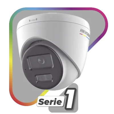 Cámara Turret IP / 4 Megapixel / Lente 2.8 mm / FOV 96° / Dual Light 30 m (98.4 ft) / WDR 120 dB / IP67 / PoE — vista 2