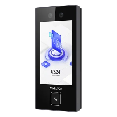 Terminal de Control de Acceso Facial / 2 Megapixel / 3,000 Rostros / Pantalla Táctil 4.5" / IP65 / PoE y Wi-Fi / Botón de Llamada Físico