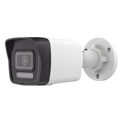 Cámara Bala IP / 4 Megapixel / Lente 2.8 mm / Dual Light 30 m (98.4 ft) / Micrófono Integrado / AcuSense Lite / IP67 / PoE