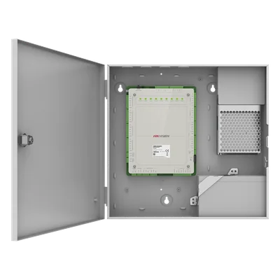 Controlador de Acceso / 4 Puertas / 8 Lectores / 100,000 Tarjetas / 10,000 Huellas / Gestión en Nube / Gabinete con Fuente 12V 8A / Soporte Batería de Respaldo — vista 2