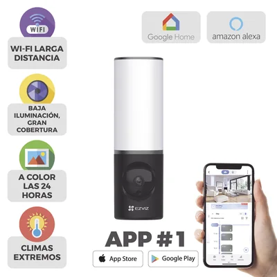 Cámara IP Bala / 4 Megapixel / Wi-Fi 2.4 GHz / Luz Blanca 700 lúmenes / IR 10 m (32.8 ft) / Audio Bidireccional / IP67 — vista 4