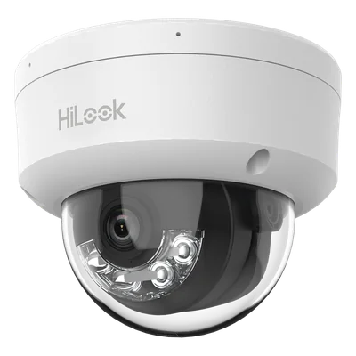 Cámara Domo IP / 4 Megapixel / Dual Light 20 m (65.6 ft) / AcuSense Lite / PoE / Lente 2.8 mm / 104° / Interior