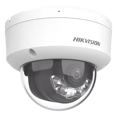Cámara Domo IP / 2 Megapixel / Dual Light 30 m (98.4 ft) / Lente 2.8 mm / 103° FOV / IK08 / IP67 / PoE — vista 2