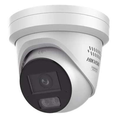 Turret IP / 4 Megapixel / Lente 2.8 mm / 108.8° / IR 30 m + Luz Blanca 30 m / 98 ft / WDR 130 dB / IP67 NEMA 4X / Metal / Audio bidireccional / Micro SD 512 GB