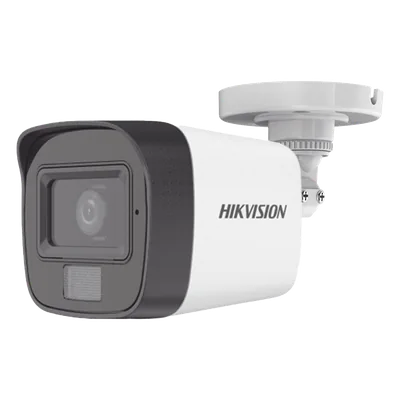 Cámara Bala TURBOHD / 2 Megapixel / Dual Light IR 30 m (98.4 ft) + Luz Blanca 20 m (65.6 ft) / Micrófono Integrado / Gran Angular 101° / IP67 / 4 Tecnologías