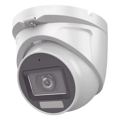 Cámara Turret TURBOHD / 2 Megapixel / Dual Light 30 m (98.4 ft) IR + 20 m (65.6 ft) Luz Blanca / Lente 2.8 mm / 100° de Visión / IP66 / Audio por Coaxitron / 4 en 1 Seleccionable
