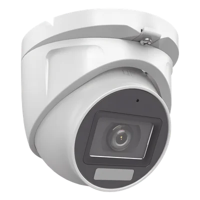 Cámara Turret TURBOHD / 2 Megapixel / Dual Light 30 m (98.4 ft) IR + 20 m (65.6 ft) Luz Blanca / Lente 2.8 mm / 100° de Visión / IP66 / Audio por Coaxitron / 4 en 1 Seleccionable — vista 3