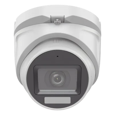 Cámara Turret TURBOHD / 2 Megapixel / Dual Light 30 m (98.4 ft) IR + 20 m (65.6 ft) Luz Blanca / Lente 2.8 mm / 100° de Visión / IP66 / Audio por Coaxitron / 4 en 1 Seleccionable — vista 2