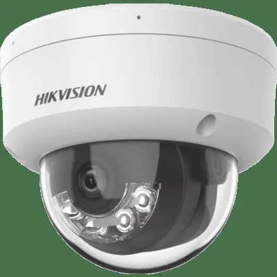 Cámara Domo IP / 4 Megapixel / Lente 2.8 mm / Smart IR 30 m (98.4 ft) / WDR 120 dB / IP67 e IK10 / H.265+ / PoE / ONVIF — vista 1