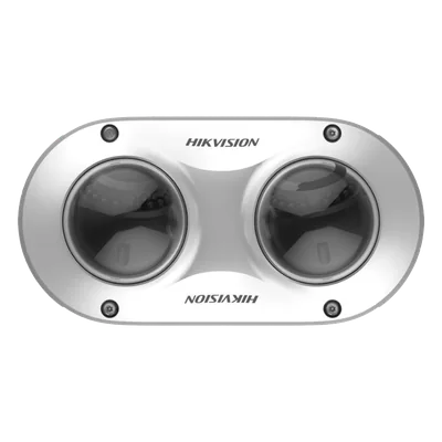Cámara Panorámica Dual / 4 MP por Lente / 2.8 mm Fijo / IP67 / IK10 / PoE / WDR 120 dB / 10 m (32.8 ft) IR / Audio y Alarma I/O / MicroSD 256 GB — vista 4