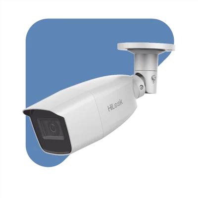 Cámara Bala TURBOHD / 2 Megapixel 1080p / Lente Varifocal 2.8-12 mm / IR EXIR 40 m (131.2 ft) / IP66 / Multiprotocolo TVI-AHD-CVI-CVBS / -40°C a 60°C — vista 2