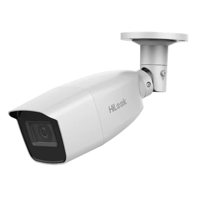 Cámara Bala TURBOHD / 2 Megapixel 1080p / Lente Varifocal 2.8-12 mm / IR EXIR 40 m (131.2 ft) / IP66 / Multiprotocolo TVI-AHD-CVI-CVBS / -40°C a 60°C