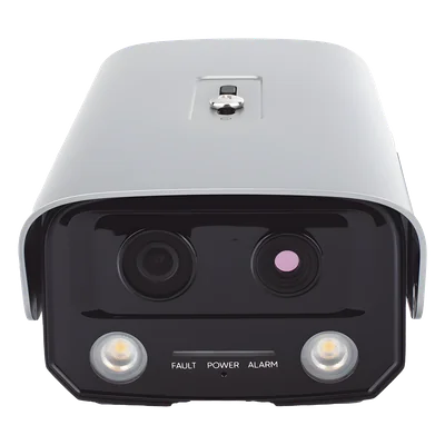 Cámara IP de Detección Térmica de Incendios / Doble Lente 4 MP Óptico + 1 MP Térmico / Rango 0 a 400 °C / Precisión ±2 °C / IP66 / WDR 120 dB — vista 2