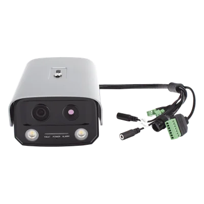Cámara IP de Detección Térmica de Incendios / Doble Lente 4 MP Óptico + 1 MP Térmico / Rango 0 a 400 °C / Precisión ±2 °C / IP66 / WDR 120 dB — vista 4