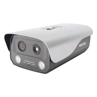 Cámara IP de Detección Térmica de Incendios / Doble Lente 4 MP Óptico + 1 MP Térmico / Rango 0 a 400 °C / Precisión ±2 °C / IP66 / WDR 120 dB — vista 1
