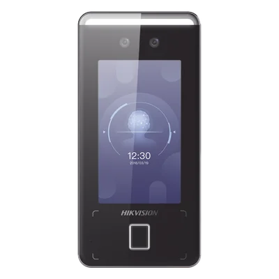 Terminal de Reconocimiento Facial / Pantalla Táctil 4.3 pulgadas / Wi-Fi / IP65 / Alcance 0.3 a 1.5 m (0.98 a 4.92 ft) / 3,000 Usuarios / 150,000 Eventos / WDR / QR / Videoportero