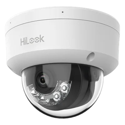 Cámara Domo IP / 2 Megapixel / Dual Light 20 m (65.6 ft) IR + 15 m (49.2 ft) Luz Blanca / Micrófono Integrado / PoE / AcuSense Lite / Interior