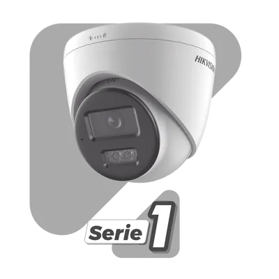 Cámara Turret IP / 8 Megapixel (4K) / Dual Light 30 m (98.4 ft) / Lente 2.8 mm / 113° HFOV / AcuSense Lite / IP67 / PoE — vista 2
