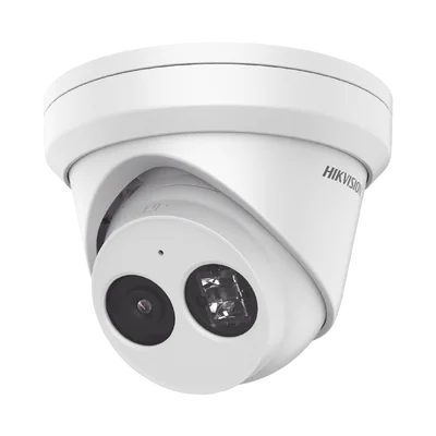 Turret IP 4 Megapixel / Lente 2.8 mm / 30 mts IR EXIR / Exterior IP67 / WDR 120 dB / PoE / ACUSENSE (Evita Falsas Alarmas) / Micrófono Integrado / Metal  / MicroSD / ONVIF / ACUSEARCH