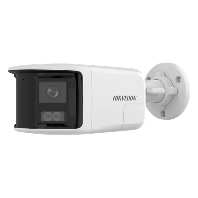 Cámara Bala IP / 6 Megapixel / Smart Hybrid Light 40 m (131.2 ft) / 180° Campo de Visión / Audio Bidireccional / IP67