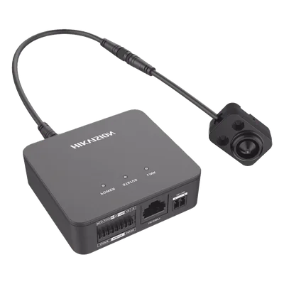 Cámara IP Pinhole / 2 Megapixel / Lente 2.8 mm / WDR 120 dB / PoE / MicroSD 256 GB / 2 m (6.6 ft) Cable