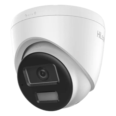 Cámara Turret IP / 4 Megapixel / Dual Light 20 m (65.6 ft) / Lente 2.8 mm / 104° / Audio Integrado / IP67 / PoE