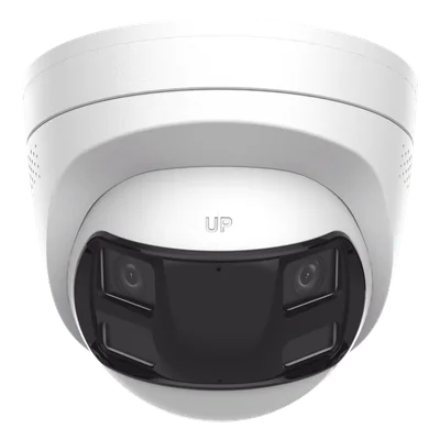 Cámara Turret IP / 8 Megapixel / Panorámica 180° / Dual Light 30 m (98.4 ft) / PoE / Audio Bidireccional / IP67 — vista 3