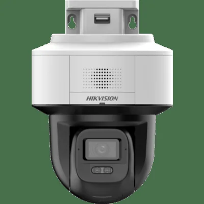 Cámara PTZ IP TandemVu / 4 Megapixel / Zoom Óptico 4X / Dual Light IR 40 m (131.2 ft) + Luz Blanca 30 m (98.4 ft) / AcuSense / Audio Bidireccional / IP66 / PoE+ — vista 2